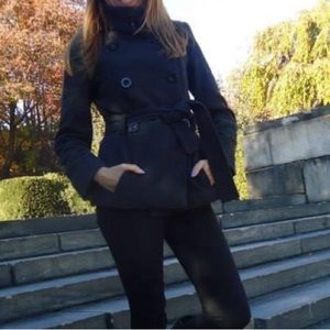 Zara Basics Wool blend coat